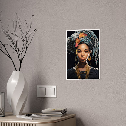 AfroArt Wall Art Poster - Bohemian Vibe Glossy Home Decor - VYBE Shop