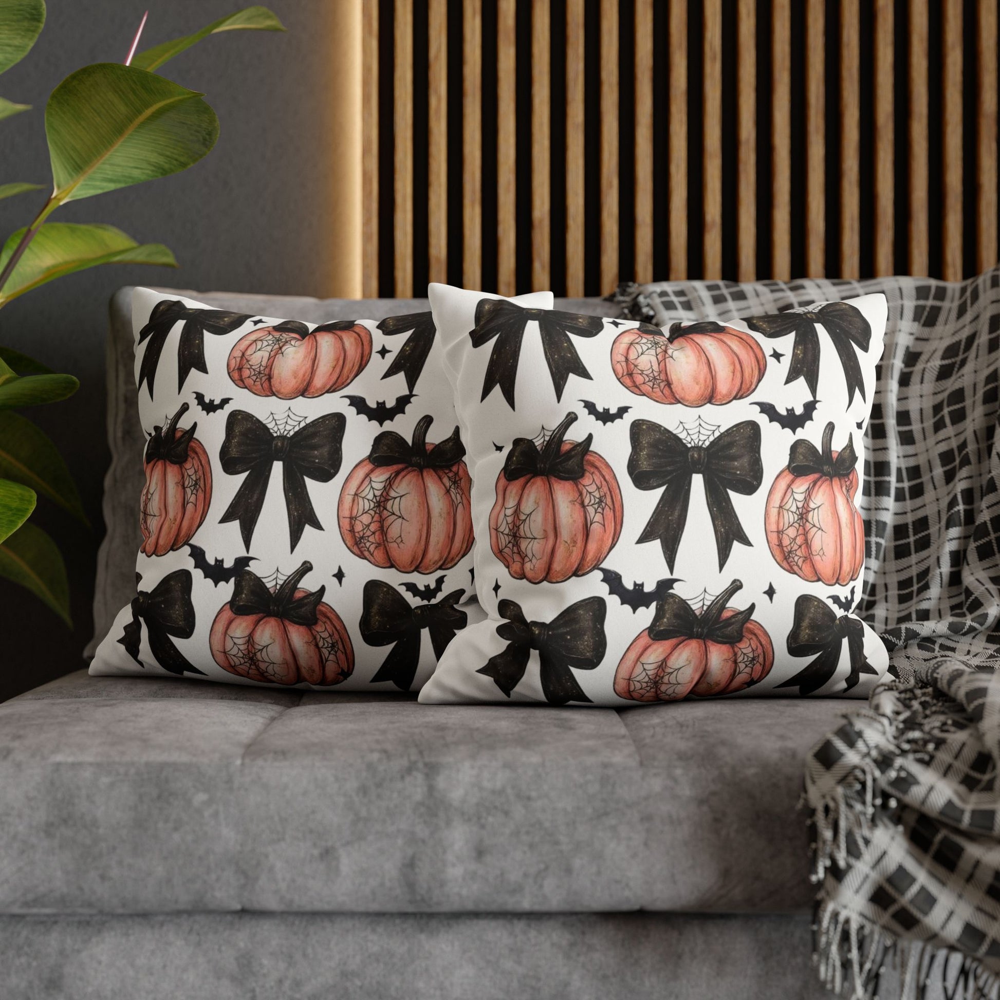 Halloween Pumpkin Pillowcase - Cozy Autumn Decor for Spooky Season Celebrations - VYBE Shop