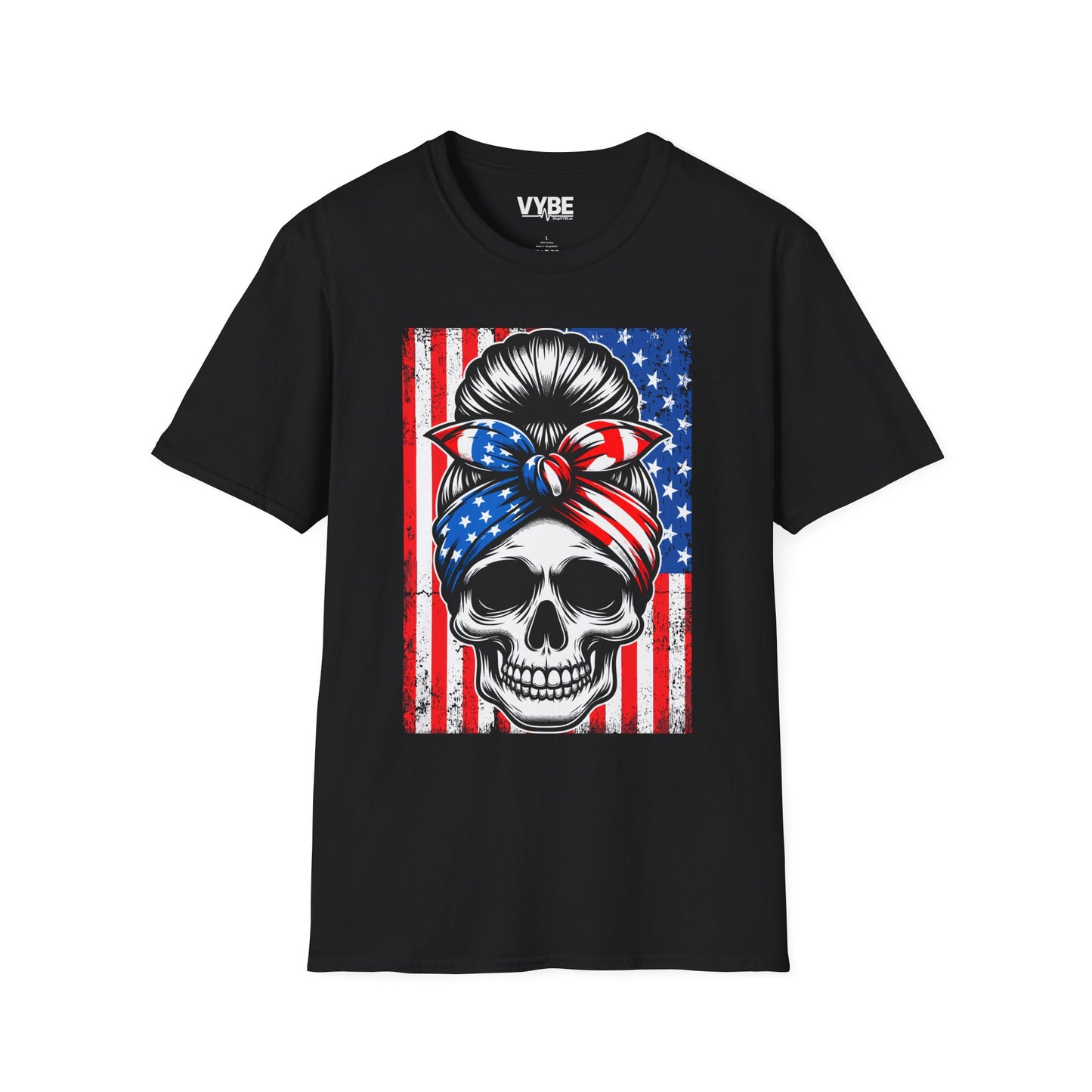 American Skull T-Shirt - VYBE