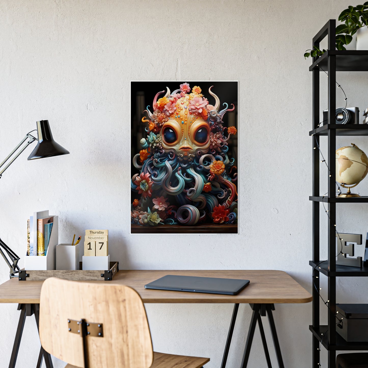 Vibrant Cute Creature Poster - Adorable Wall Art for Home Decor - VYBE Shop