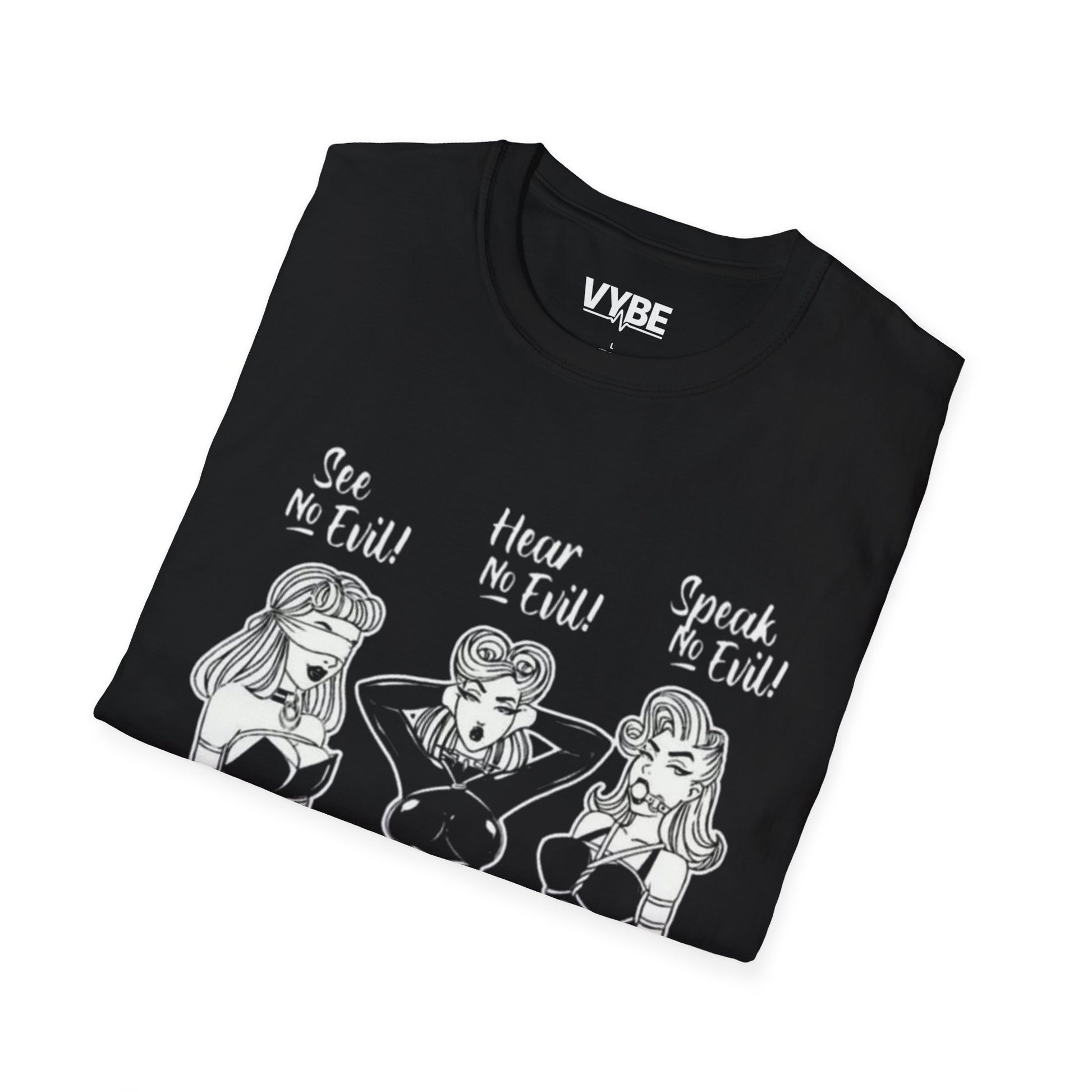 See No Evil, Hear No Evil, Speak No Evil T-Shirt - VYBE Shop
