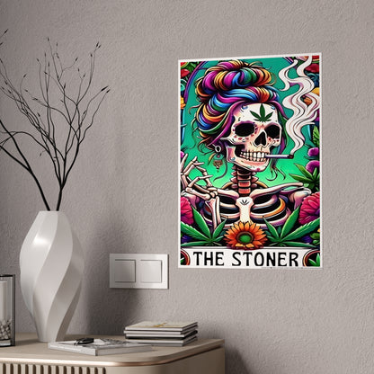 Stoner Tarot Wall Art - The Stoner Wall Poster - VYBE Shop