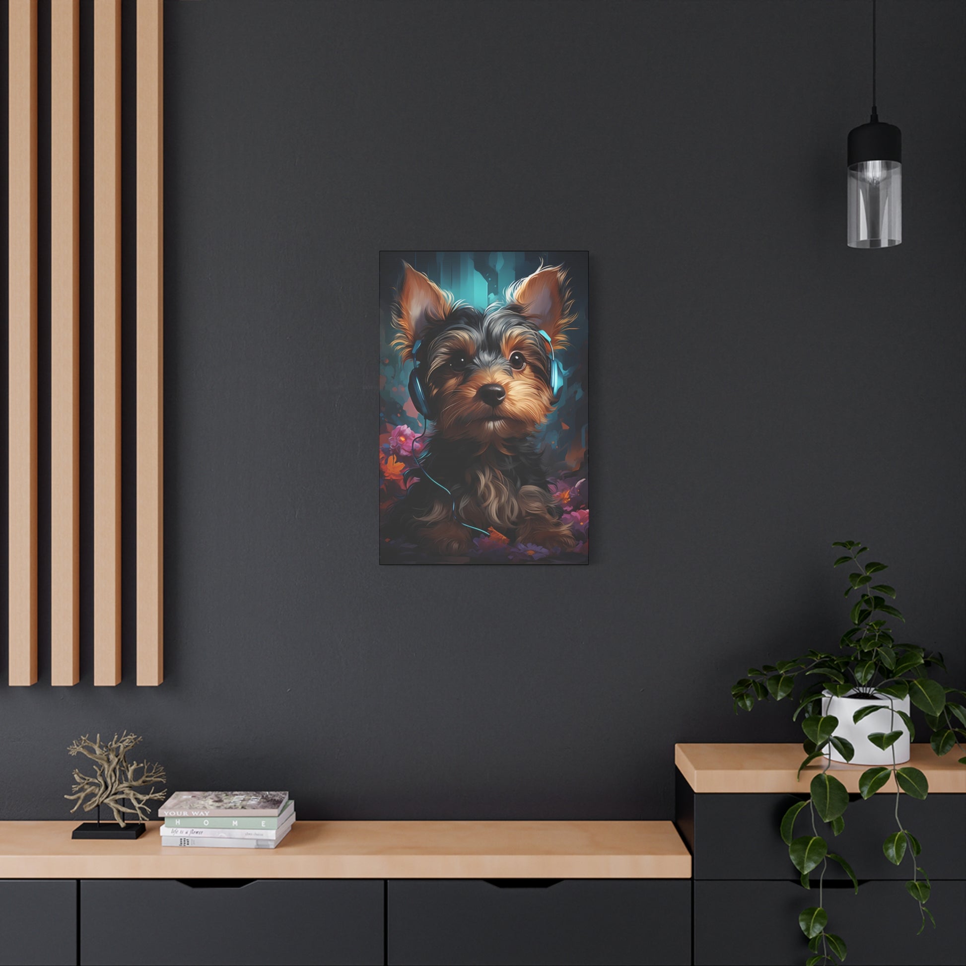 Yorkshire Terrier Wall Art Canvas Print - Perfect Gift for Pet Lovers - VYBE Shop