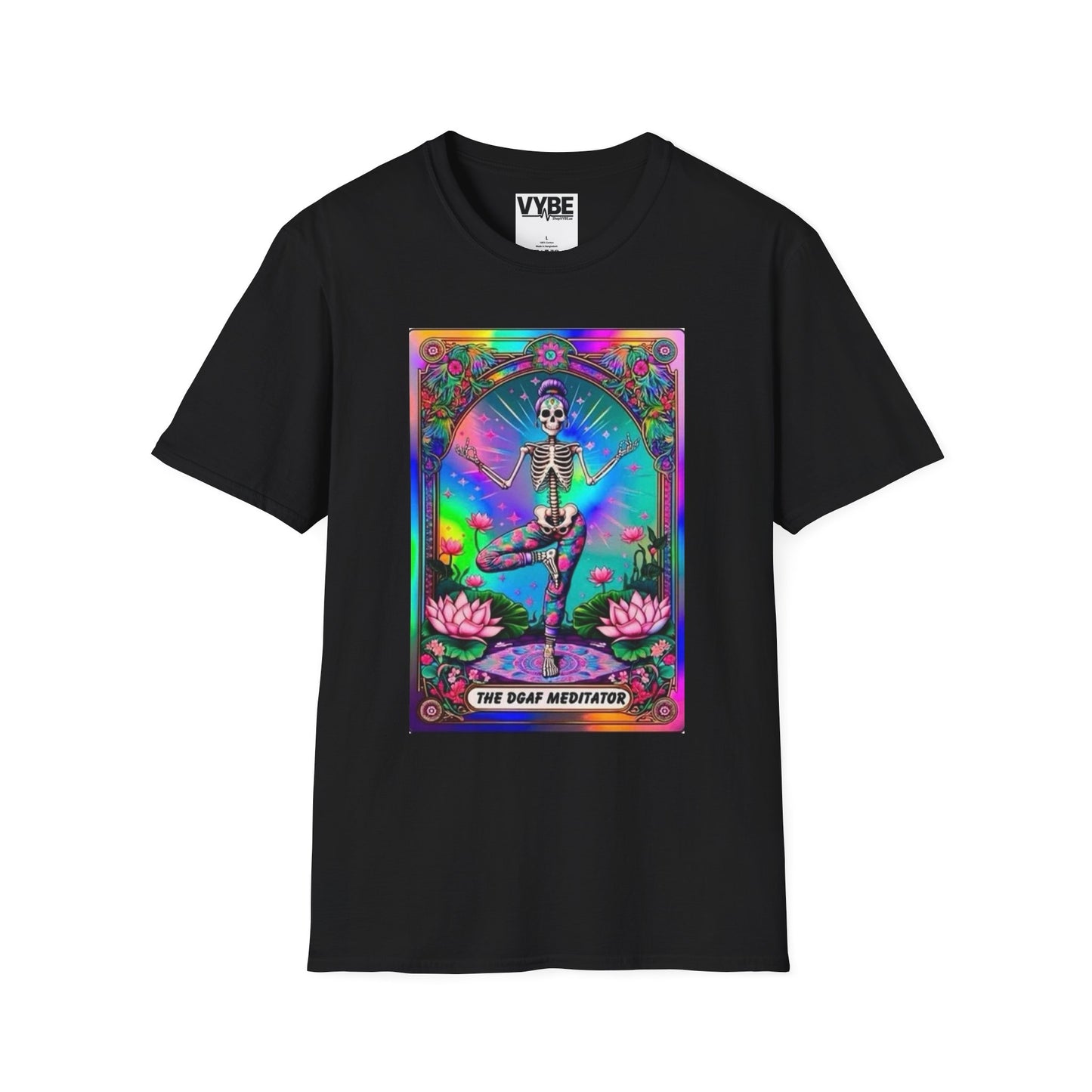 The DGAF Meditator- Tarot T-Shirt - VYBE Shop