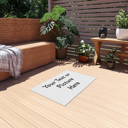 Stylish Outdoor Rug - Perfect for Patios, Decks, and Camping, Personalized Options Available, Weather-Resistant, Garden Decor - VYBE