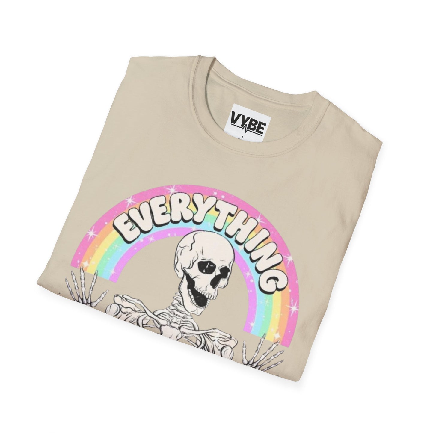 Funny- Everything Sucks Vintage Skeleton T-Shirt - VYBE Shop