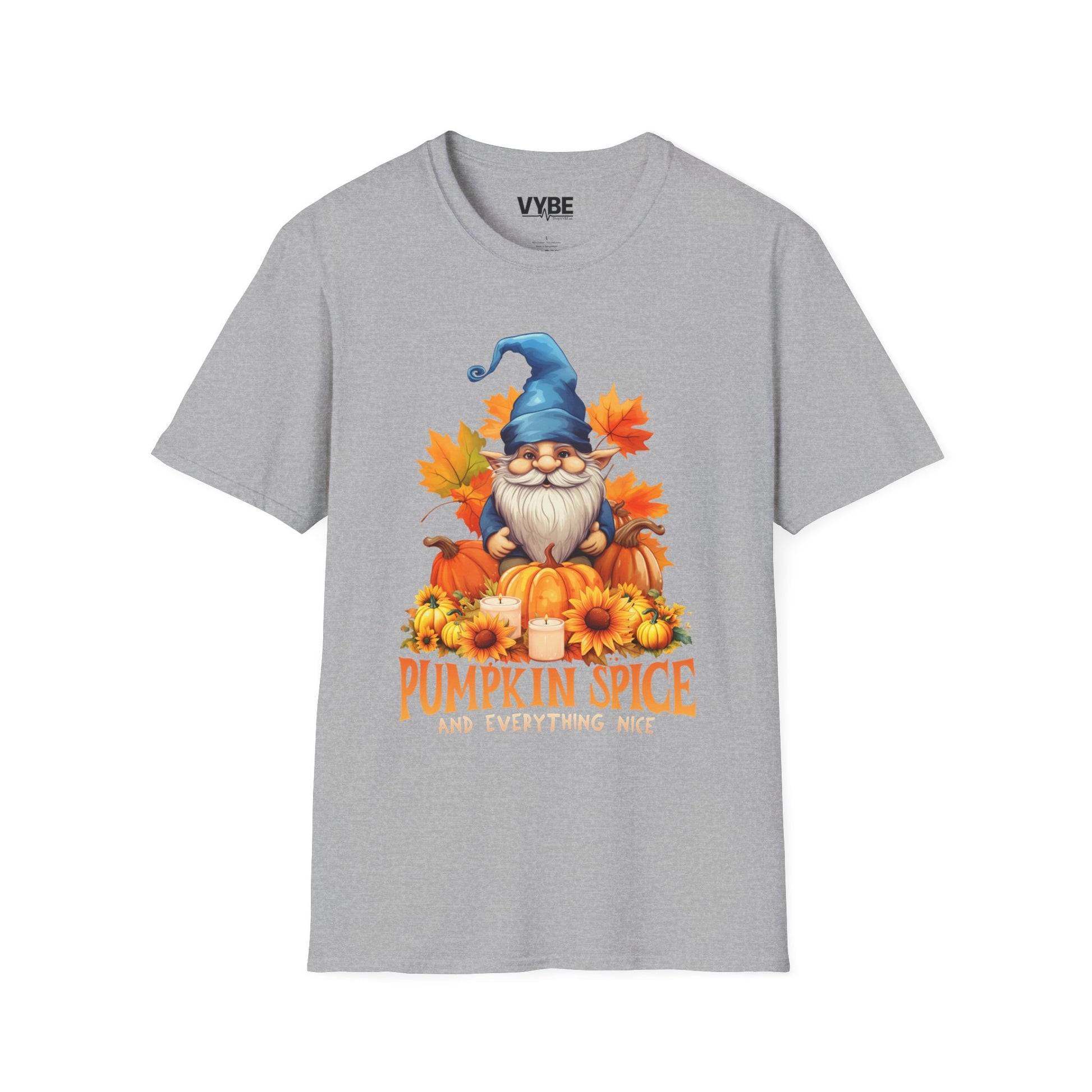 Cozy Pumpkin Spice Gnome Tee - VYBE