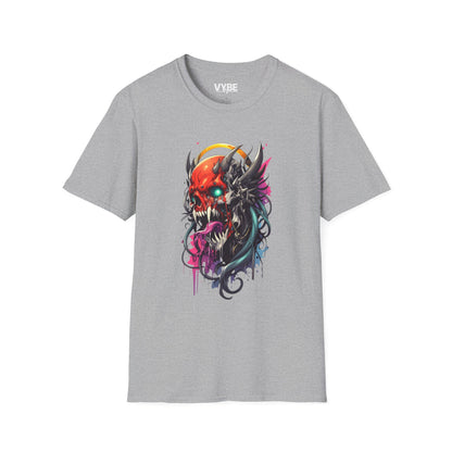 Vibrant Skull Graphic Tee - VYBE Shop