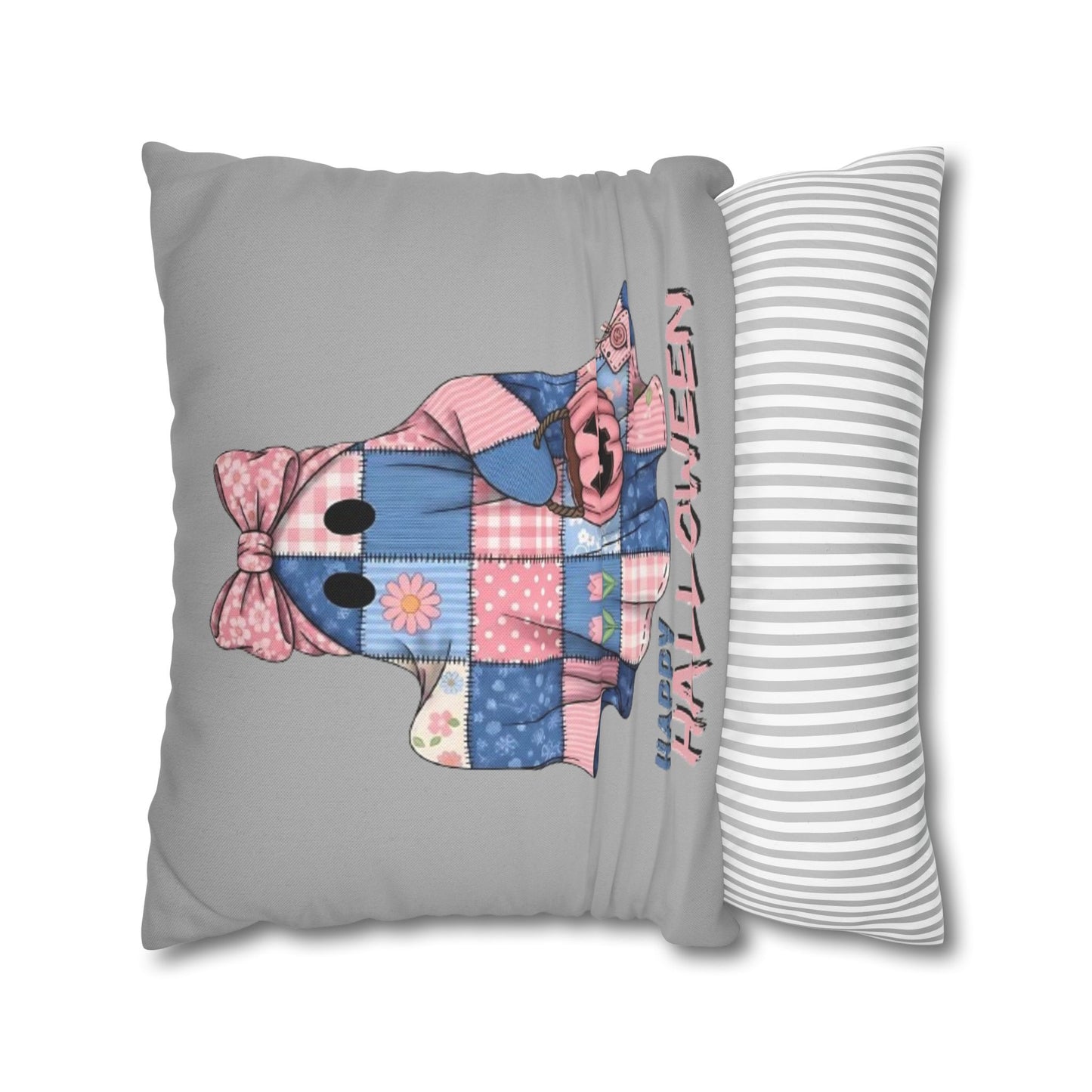 Halloween Ghost Pillowcase - Cozy Seasonal Cushion Cover for Spooky Home Decor and Trick or Treat Gifts - VYBE Shop