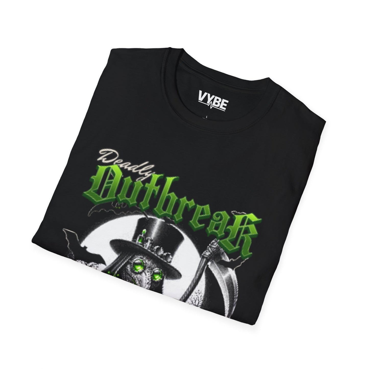 Spooky Plague Doctor T-Shirt | Unisex Graphic Tee for Casual Wear - VYBE Shop