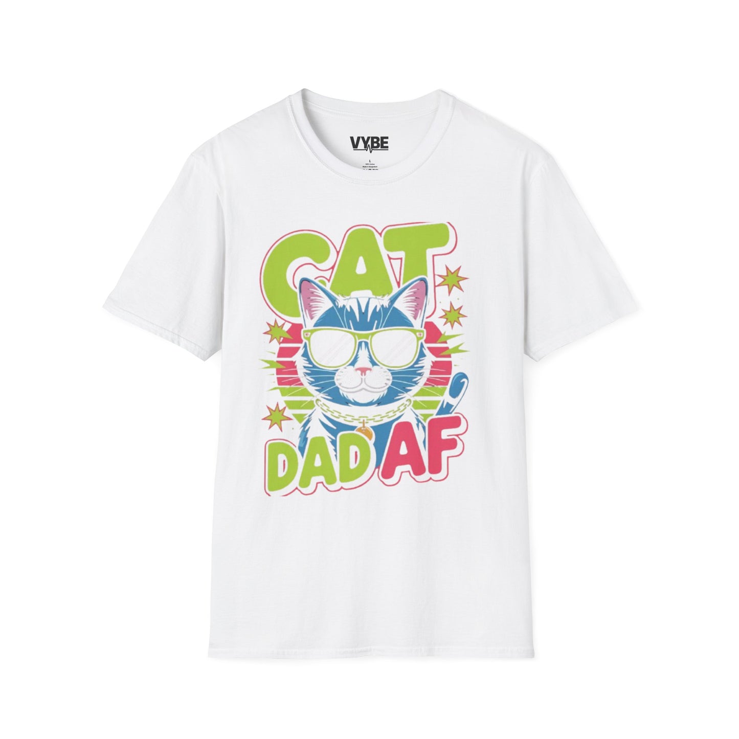 Pets- Cat Dad AF T-Shirt - VYBE Shop