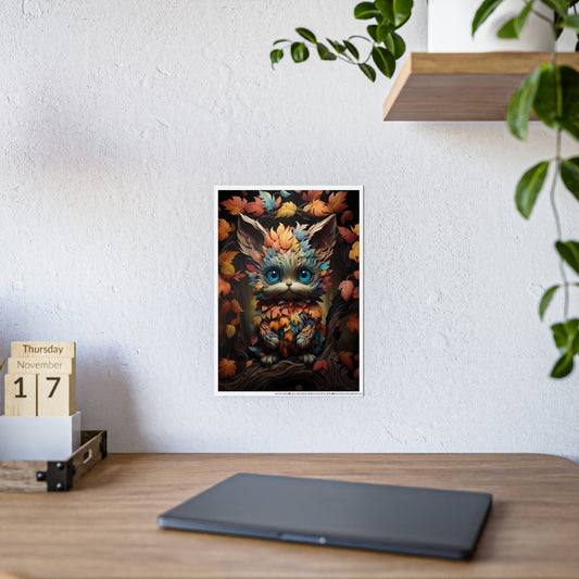 Whimsical Creature Art Print Poster - VYBE Shop