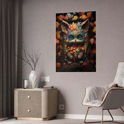 Whimsical Creature Art Print Poster - VYBE Shop