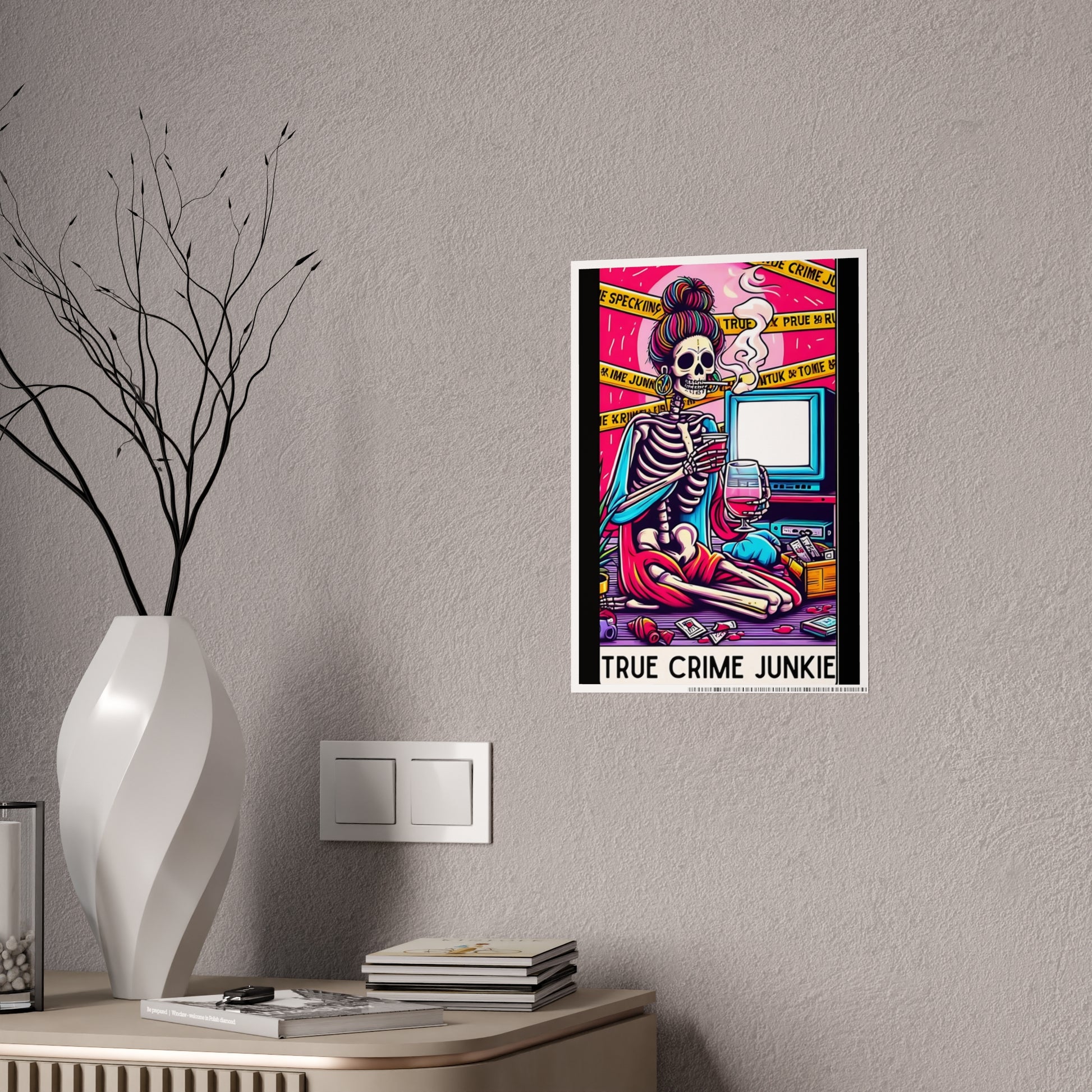 True Crime Wall Poster - Tarot Design for True Crime Junkies - VYBE Shop