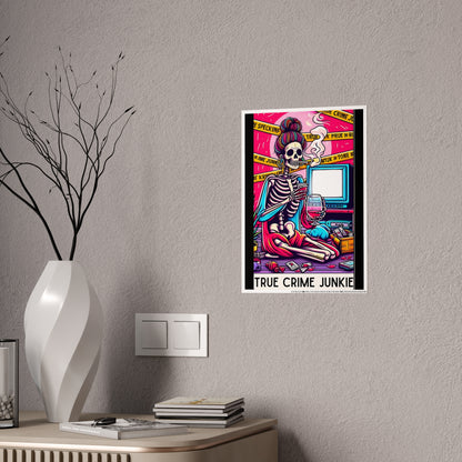 True Crime Wall Poster - Tarot Design for True Crime Junkies - VYBE Shop