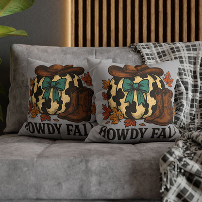 Howdy Fall Decorative Pillowcase - Cozy Autumn Home Decor, Farmhouse Style Decorative Pillow Cover, Perfect Fall Gift - VYBE Shop