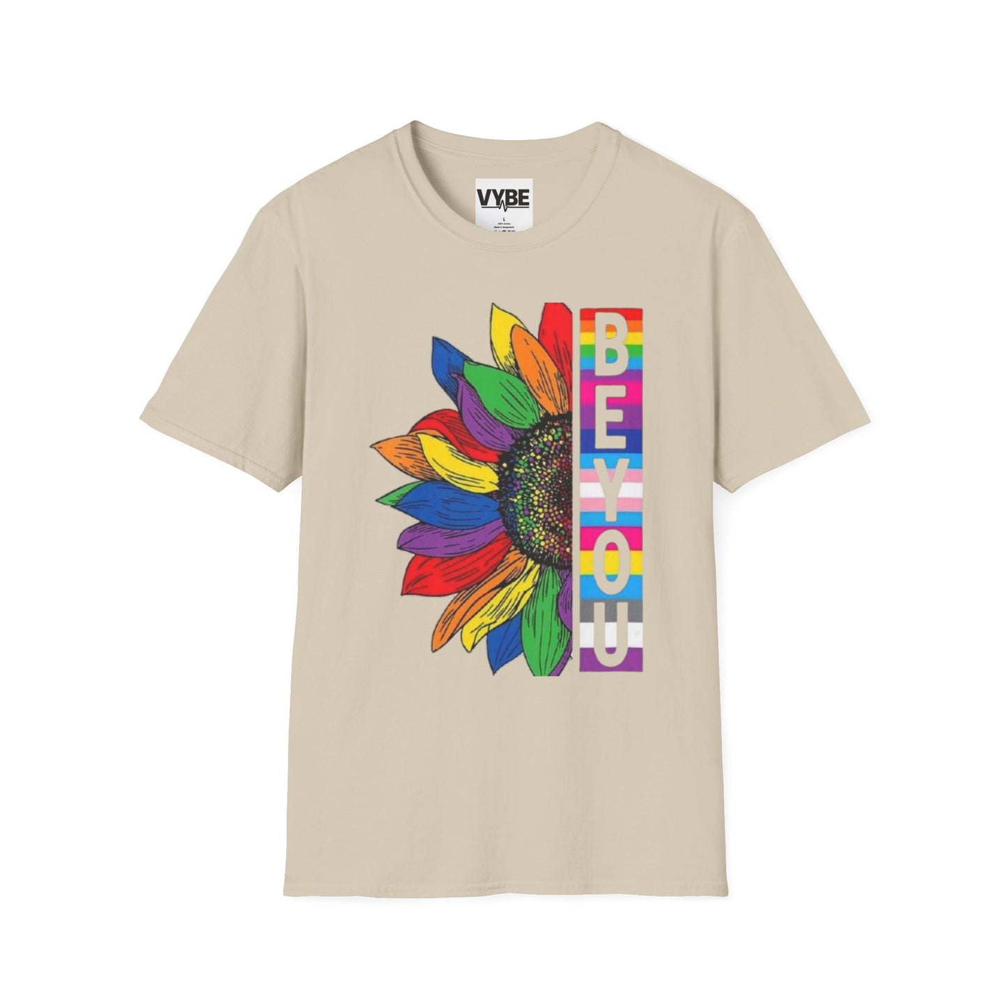 LGBTQ Colorful Sunflower Pride Be You T-Shirt - VYBE Shop