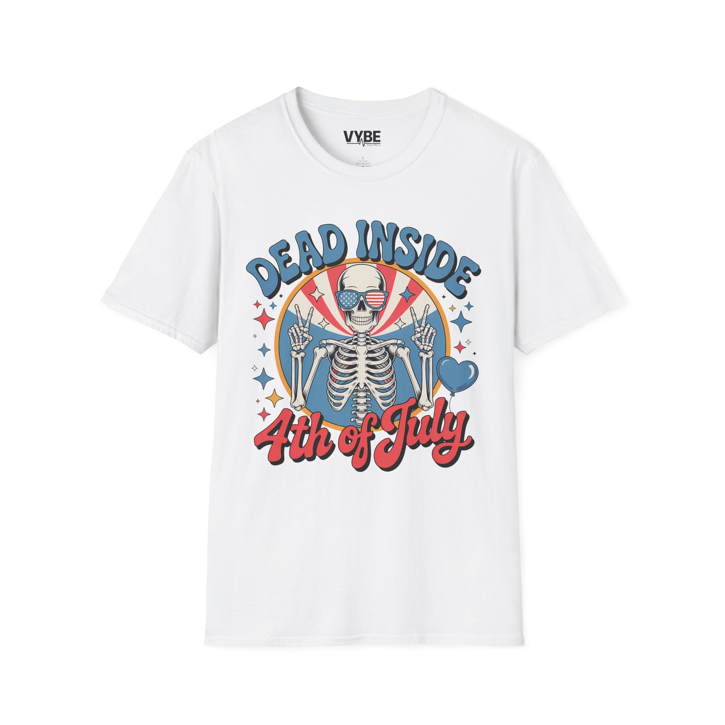 Dead Inside 4th of July T-Shirt - VYBE