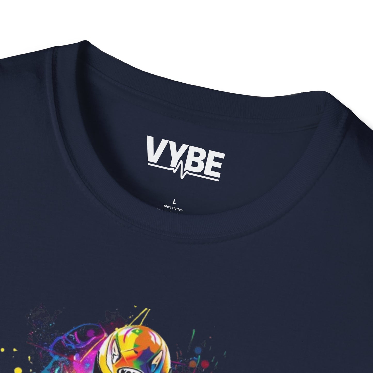 Vibrant Motorcycle Art Shirt - Unique Motorcycle Graphic Tee