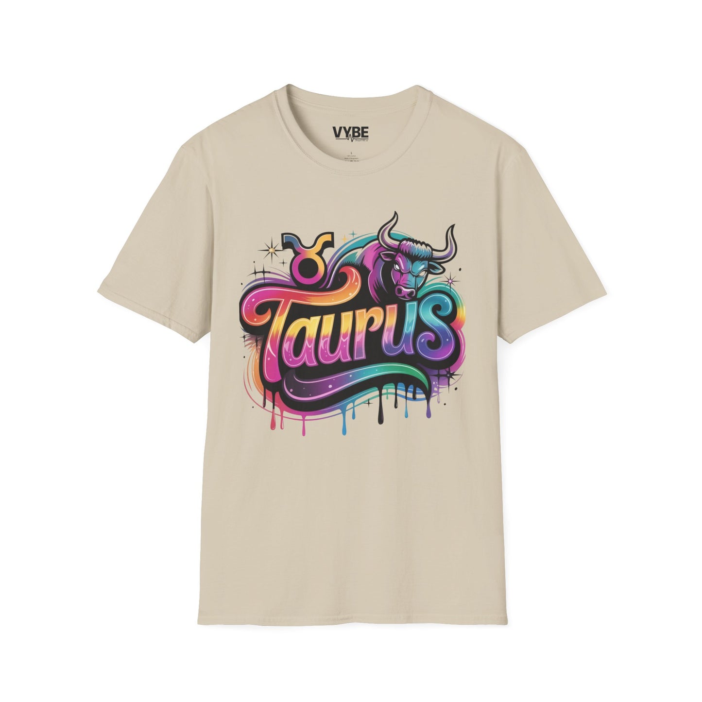 Colorful Taurus Graphic T-Shirt
