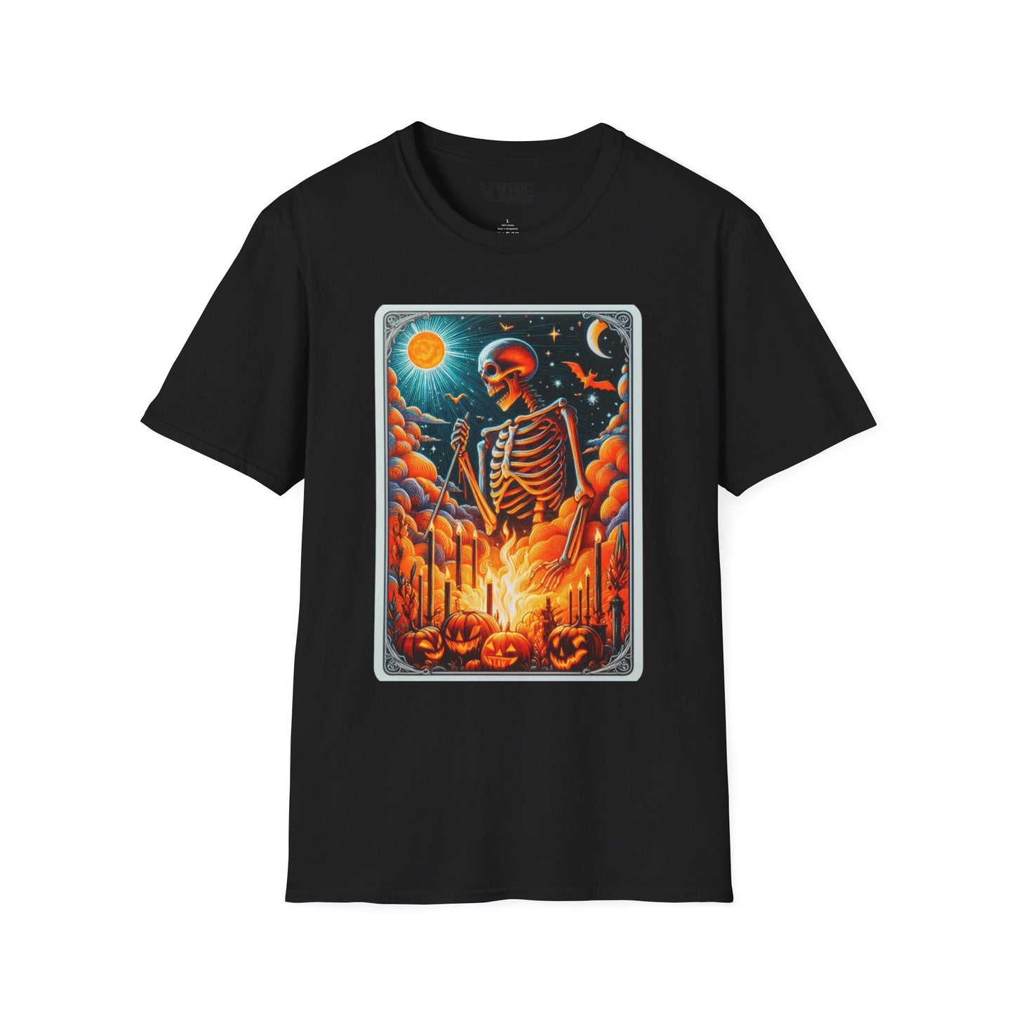 Halloween the Skeleton Tarot Tee for Spooky Style - VYBE Shop