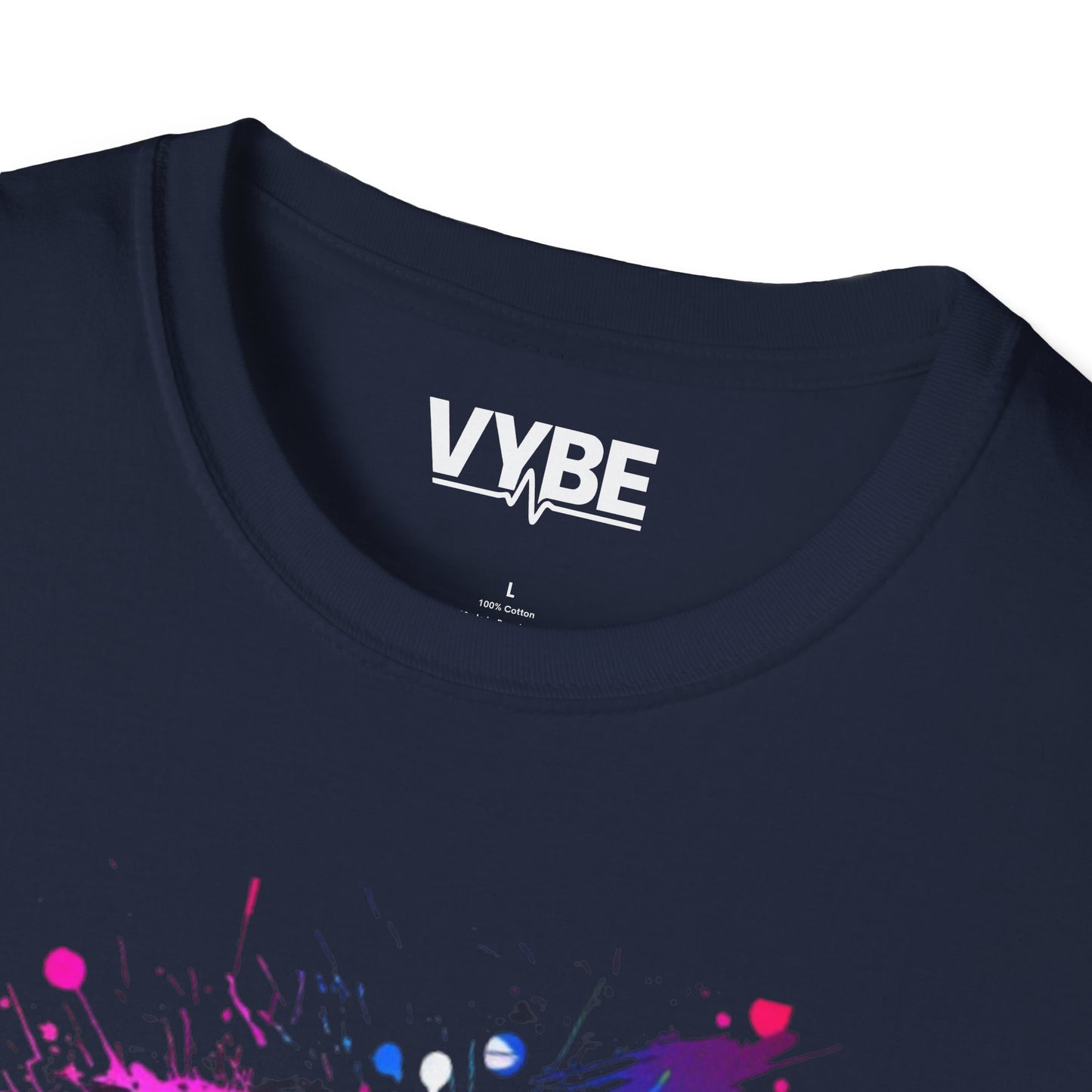 Colorful Heart Graphic T-Shirt - VYBE Shop