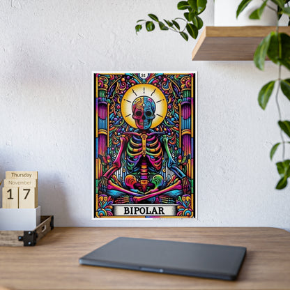 Vibrant Bipolar Tarot Poster - Funny Wall Art for Unique Home Decor - VYBE Shop