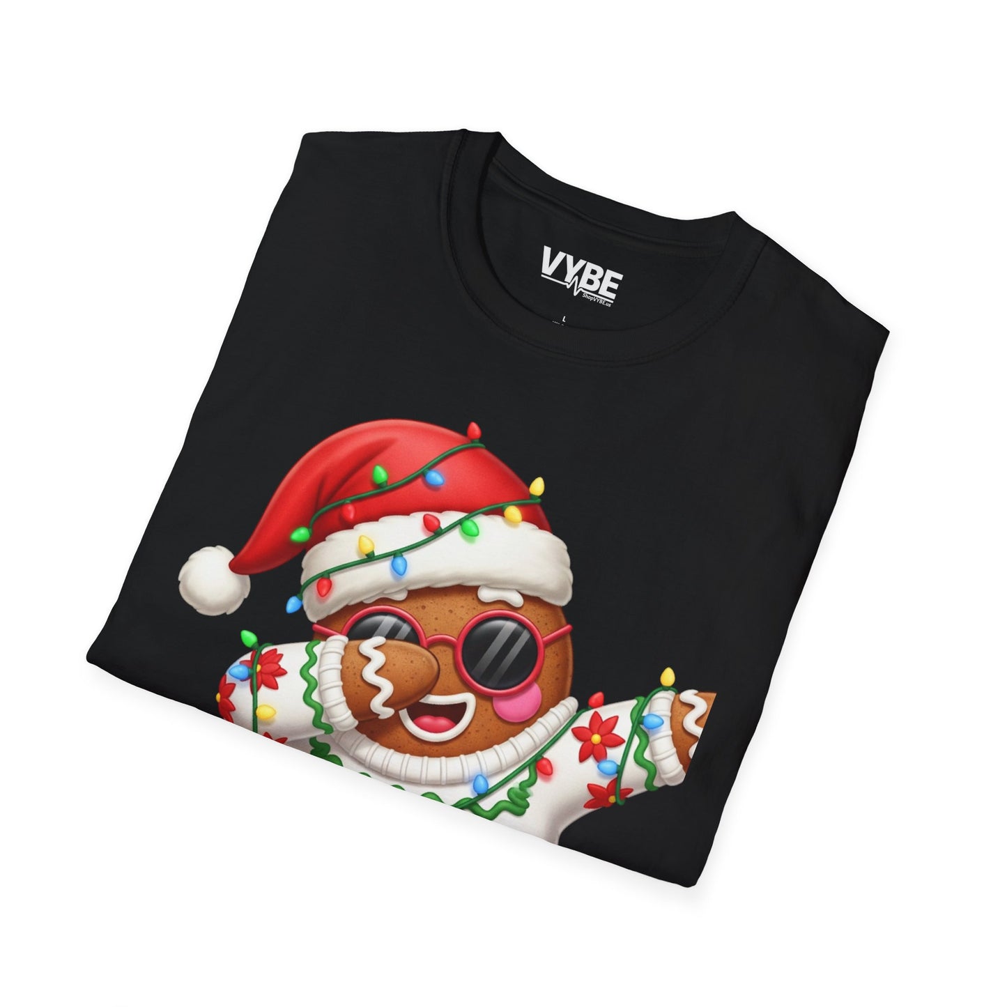 Gingerbread Dab Christmas T-Shirt - VYBE