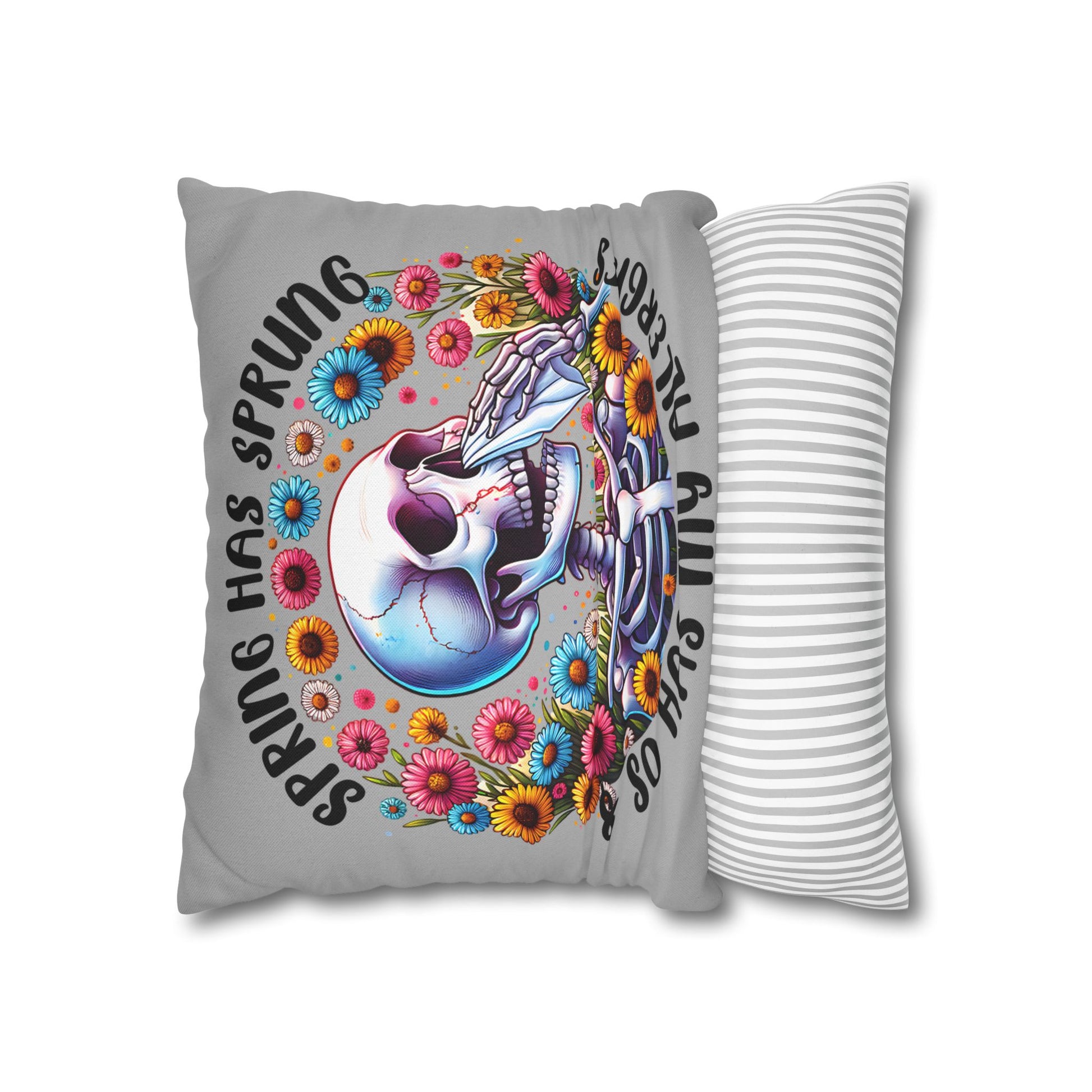 Spring Allergies Pillowcase - Cozy Boho Decor for Allergy Sufferers, Seasonal Home Accent - VYBE Shop