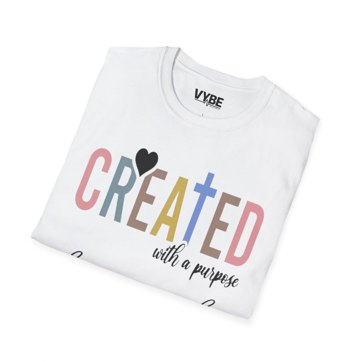 Created with Purpose, Jesus Love Tee - VYBE