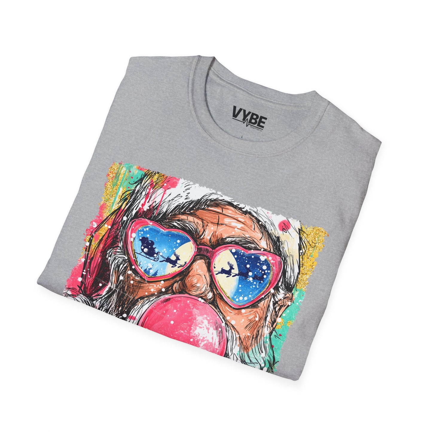 Festive Santa Graphic T-Shirt - VYBE