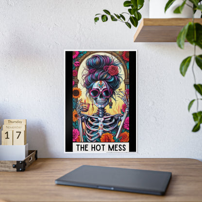 Hot Mess Wall Poster - Tarot Inspired Art for Unique Home Decor - VYBE Shop