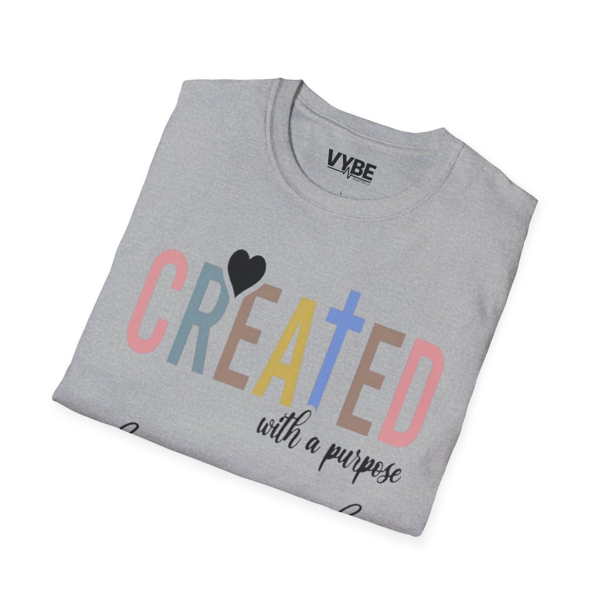 Created with Purpose, Jesus Love Tee - VYBE