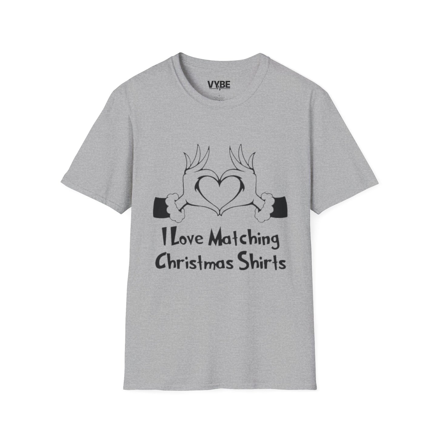 Grinch 2- I Love Matching Christmas T-Shirts for Couples- Grinch1 - VYBE Shop