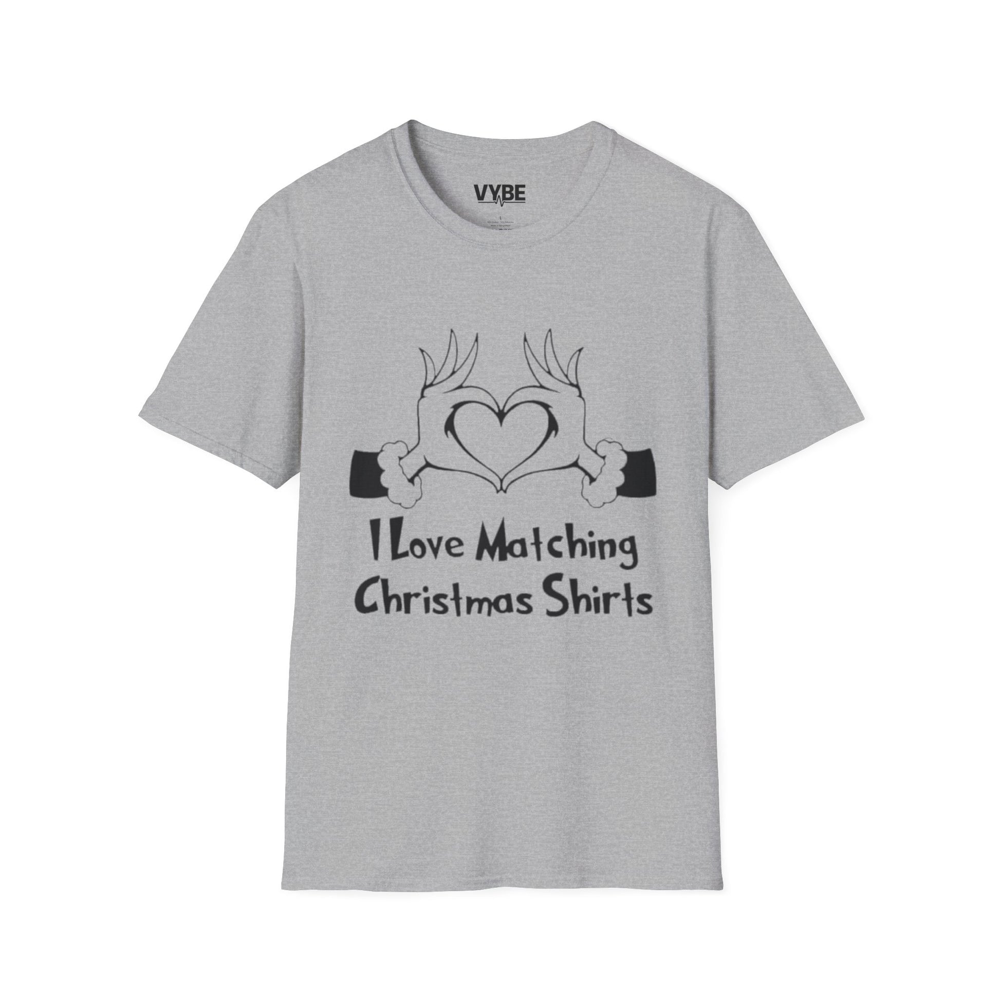 Grinch 2- I Love Matching Christmas T-Shirts for Couples- Grinch1 - VYBE Shop