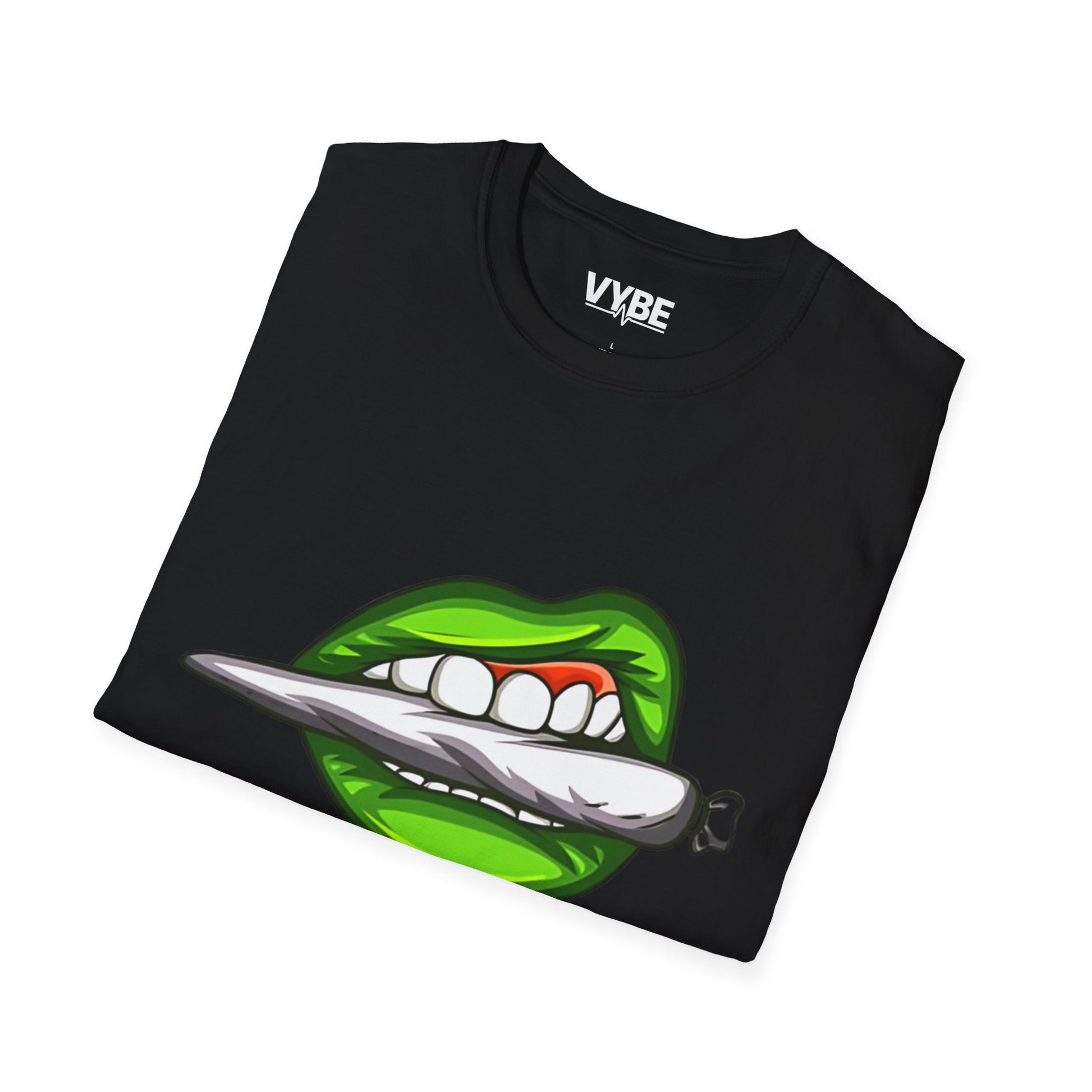 420- Cannabis Lip Graphic T-Shirt - VYBE Shop