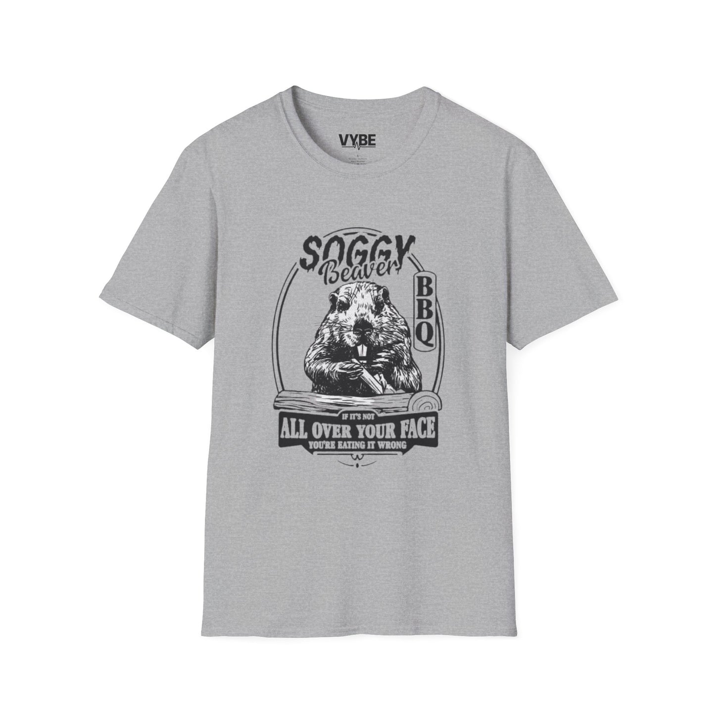 Funny Soggy Beaver BBQ T-Shirt - VYBE Shop