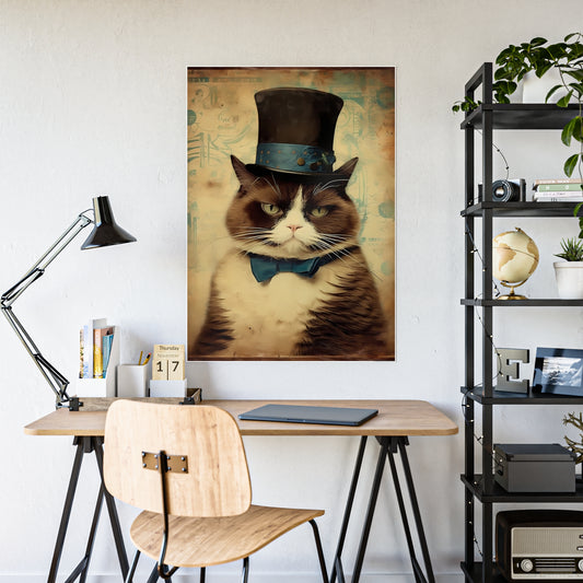 Cute Grumpy Cat Poster - VYBE Shop