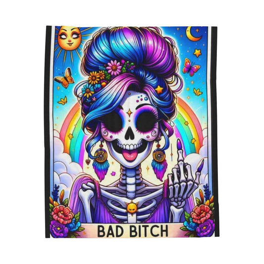 Tarot Bad Bitch Plush Blanket