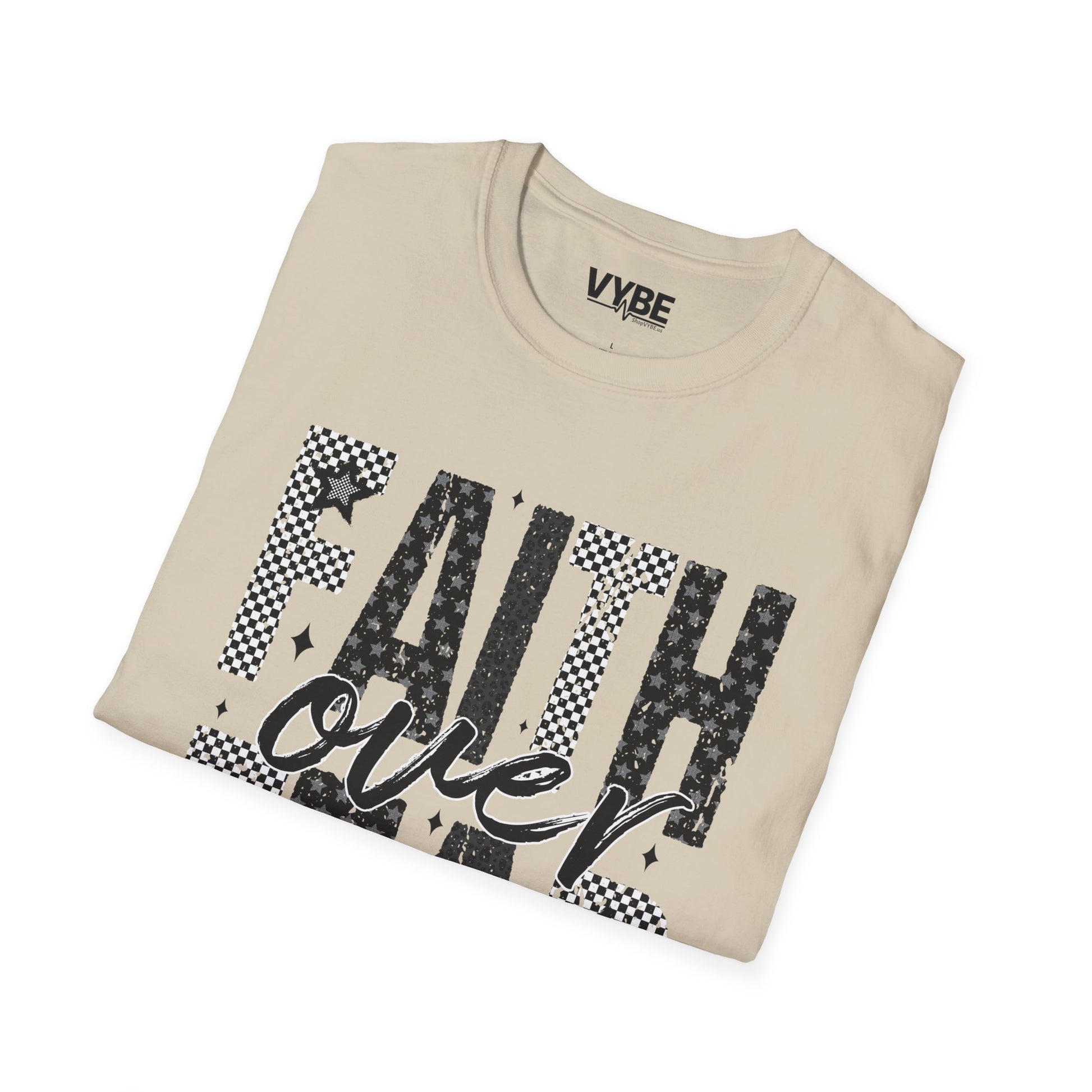 God is Good All the Time Faith Over Fear Apparel Christian Gift for Believers - VYBE Shop