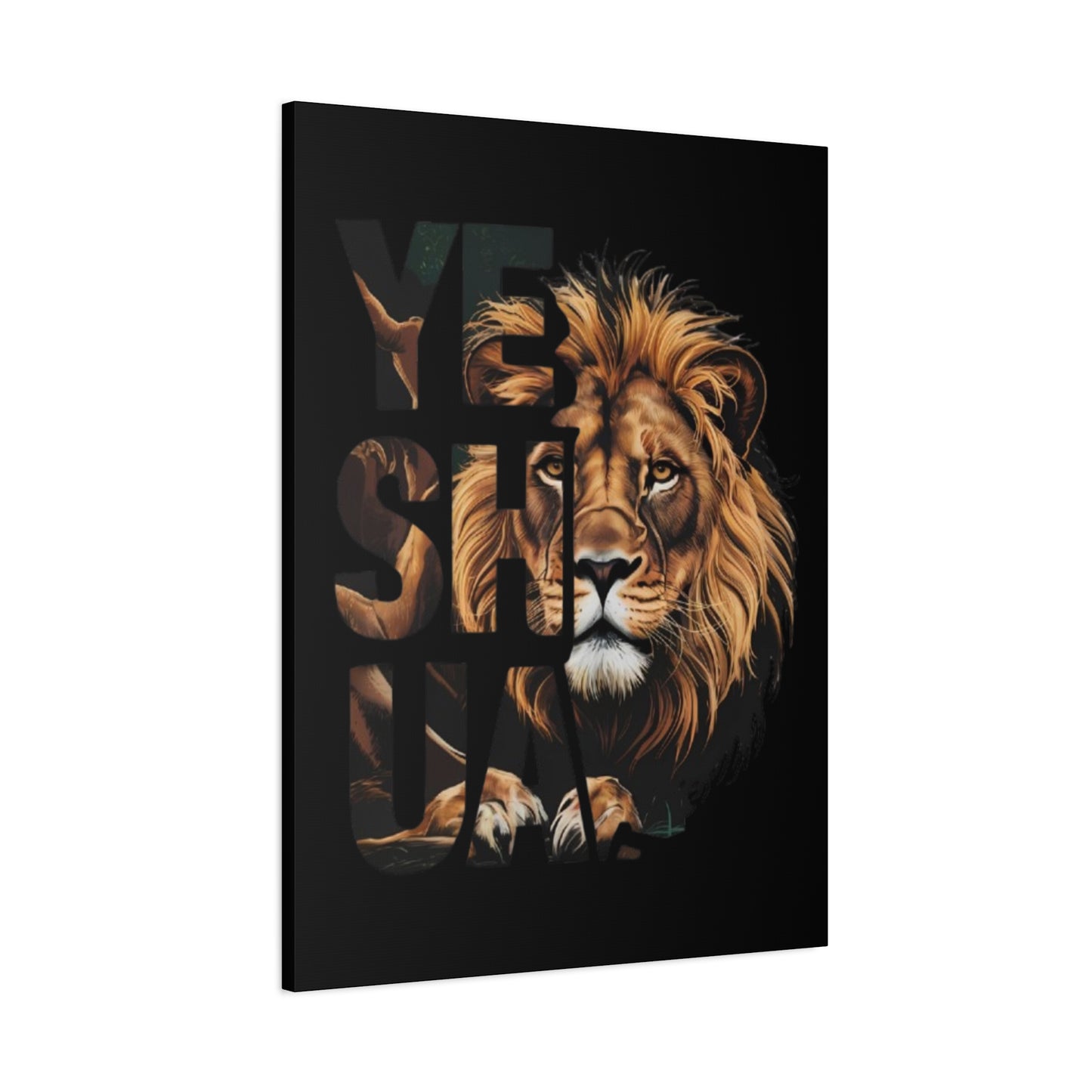 Religion- Majestic Lion Wall Art, Inspirational Home Decor, Animal Canvas Print, Gift for Nature Lovers, Motivational Artwork - VYBE Shop