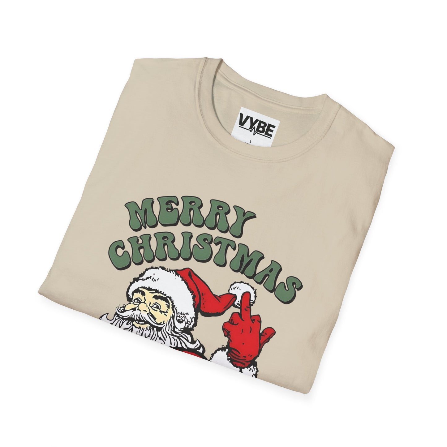 Christmas- Funny T-Shirt, Merry Christmas A**holes Graphic Tee, Holiday Humor Shirt, Gift for Him/Her - VYBE Shop
