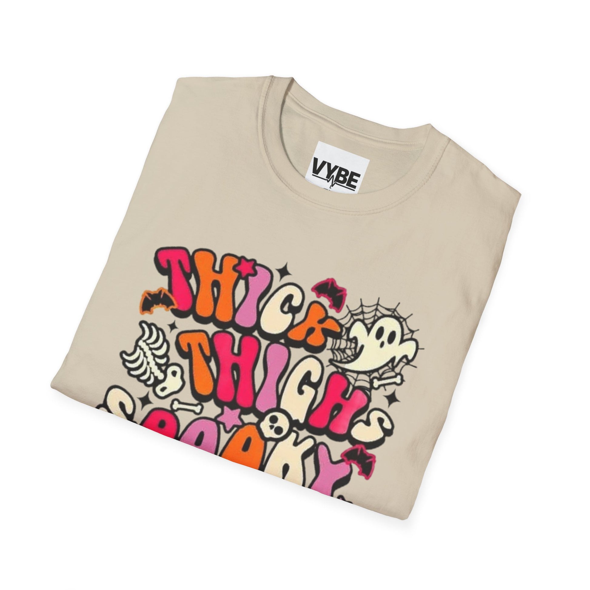 Halloween- Spooky Vibes T-Shirt, Cute Colorful Halloween Tee - VYBE Shop