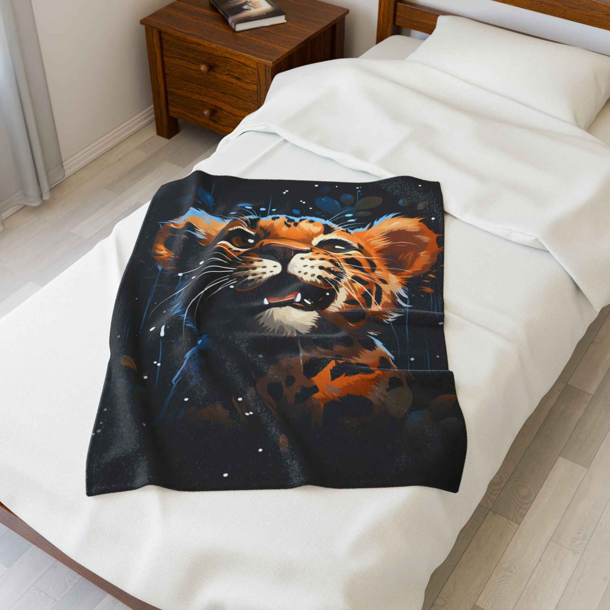 Cozy Wildlife Plush Blanket