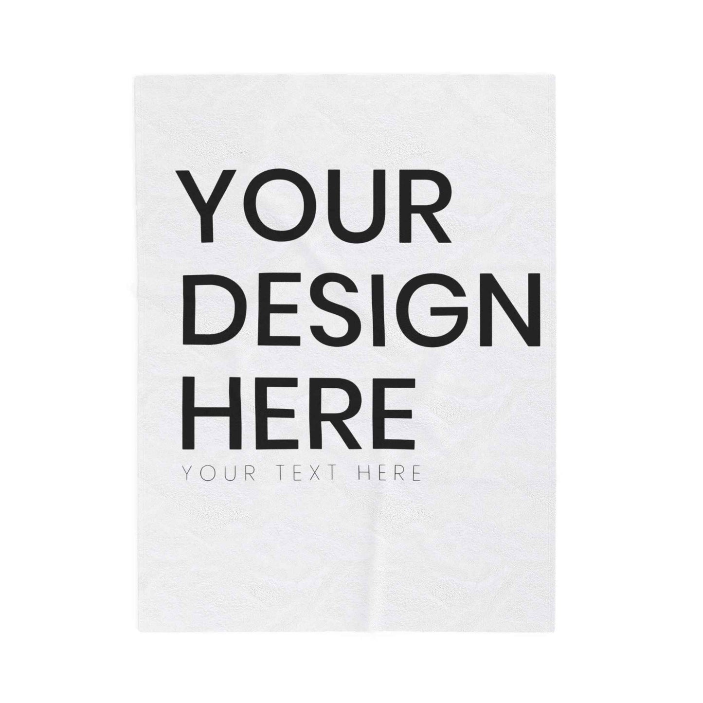 Custom Velveteen Plush Blanket for Comfort and Style | Personalized Throw for Home Decor and Holiday Gifts