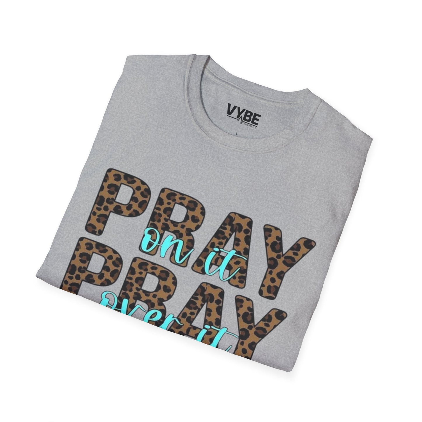 Pray Leopard Print T-Shirt - VYBE