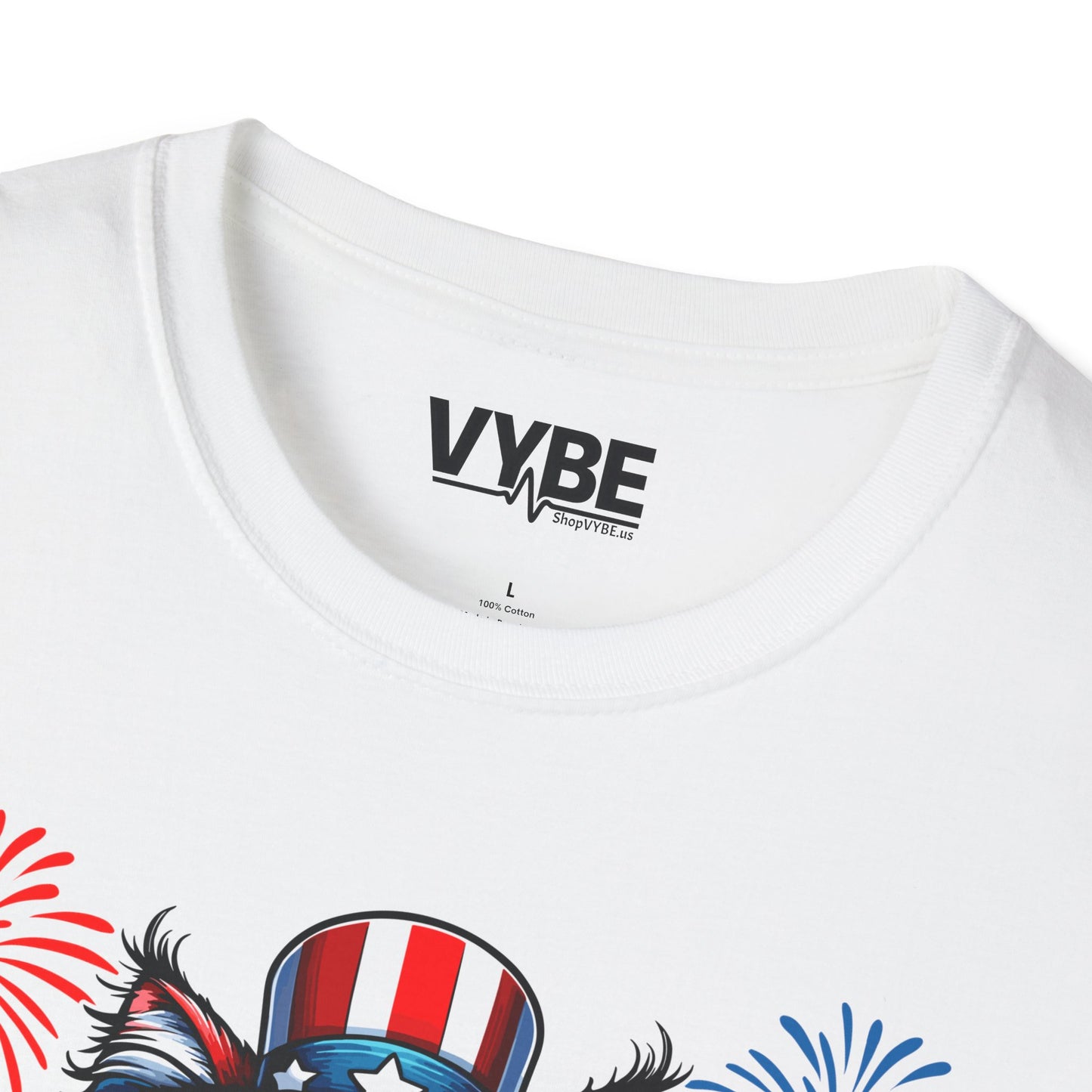 Patriotic 'Merica Cat T-Shirt - VYBE
