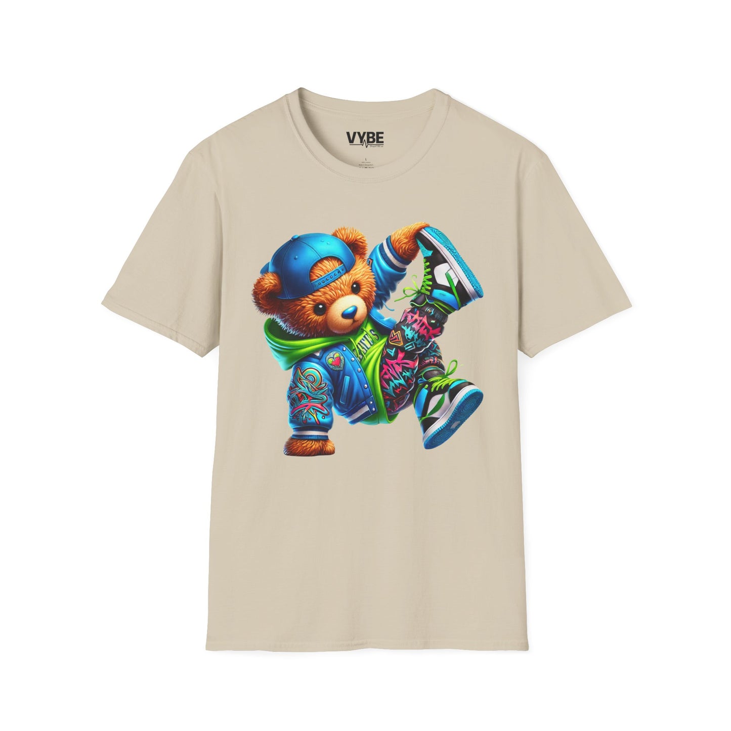 Stylish Break Dancing Bear T-Shirt