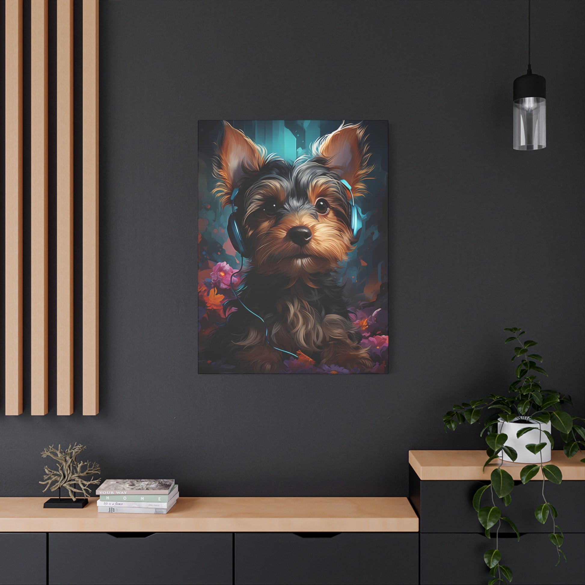 Yorkshire Terrier Wall Art Canvas Print - Perfect Gift for Pet Lovers - VYBE Shop