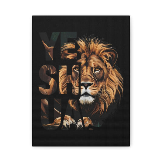 Religion- Majestic Lion Wall Art, Inspirational Home Decor, Animal Canvas Print, Gift for Nature Lovers, Motivational Artwork - VYBE Shop
